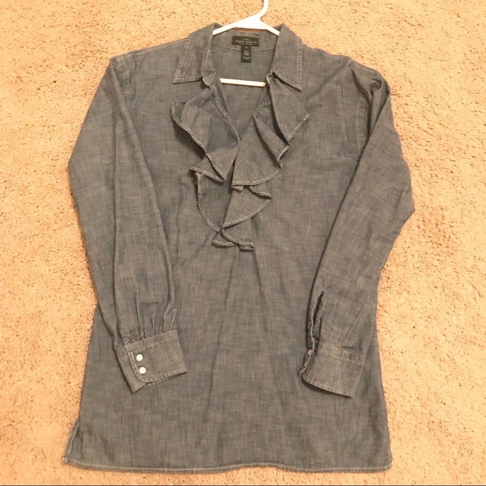 Lauren Jeans Co Ruffle top